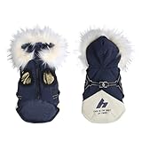 La doublure du gilet est composée d'un matériau d'isolation thermique à base de graphène. Les boutons et les cols sont tous munis d'un design isolant thermique. Garde les chiens au chaud.