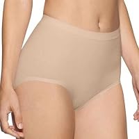 COSHAL® 1 Seamless control Maxi Knickers for Womens Full Briefs High Waisted Underwear Panties for Women Knicker Romance Lingerie Girls Full Brief Nude XL