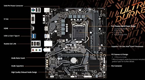 RG Digital PC Gaming Myka Cristal Zafir komplett Intel i5 11400 4,4 GHz, Nvidia Ge Force Gtx 1650 4 GB Ddr5, RAM 16 GB Ddr4, SD M.2 256 GB + HD 1 TB Wifi - Windows 11 Pro – Bild 5