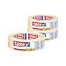 Produktbild 3x tesa Heimwerker Kreppband / Maler Krepp Universal, je 50m x 30mm / Beige / Abklebeband / Klebeband für Renovierungsarbeiten