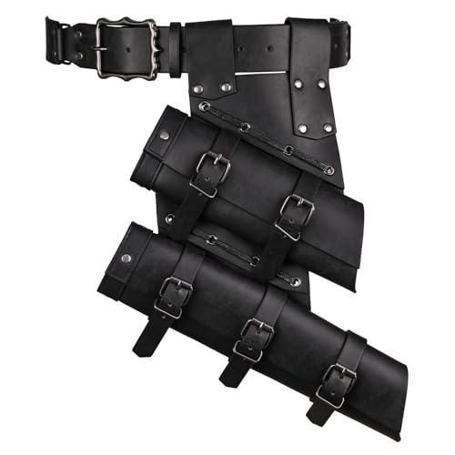 Portaespadas doble medieval ajustable para disfraces de cosplay en ferias y fiestas temáticas