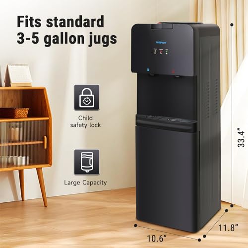 WATERCOOLER Top Loading Water Dispenser, Hot, Cold