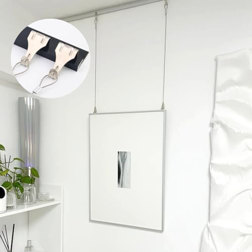 Alambre para colgar cuadros resistente de 50 libras KIBBEH con cable de acero ajustable 6