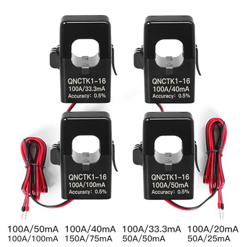 Transformador pinza QNCTK1-10 de 50A para medir corriente sin cortar el cableado 2