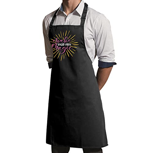 Tablier cuisine noir Make Your Own Magic idée cadeau créatif