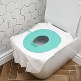 Prince Lionheart Tinkle-to-Go jednorazowe pokrowce na deski sedesowe, wodoodporne, bardzo duże, ochrona przed zarazkami, przenośne, zawiera 3 sztuki, białe