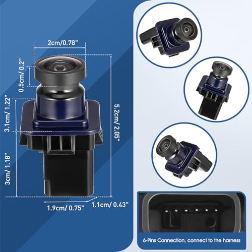 Image of Rear View Backup Reverse Camera Compatible with Ford F250 F350 F450 F550 Super Duty 2013 2014, Safety Parking Back Up Assist Camera OE Number EC3Z-19G490-A