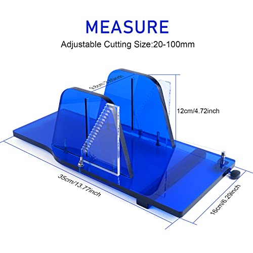Meao Acrylic Wire Soap Cutter Slicer Machine Box - Multi-Function Art Craft Adjustable Soap Making Table Cutting Tool For Diy Craft Soap, Candle Or Kitchen Butter Cheese Slicer #2 #TOP4