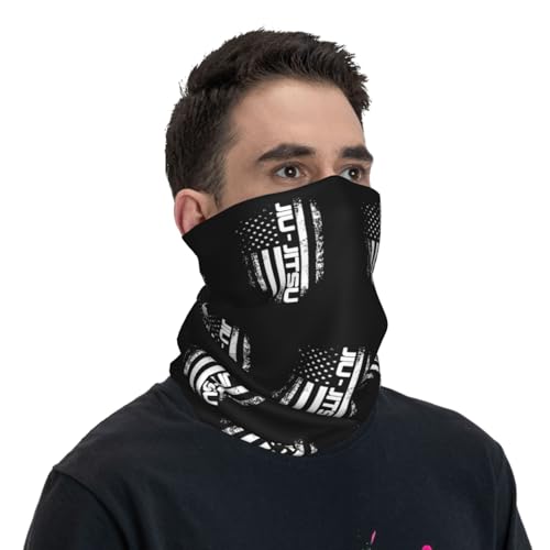 Jiu Jitsu USA Flag Neck Gaiters Face Masks Scarves Sun Protection Balaclavas Headbands Unisex 6