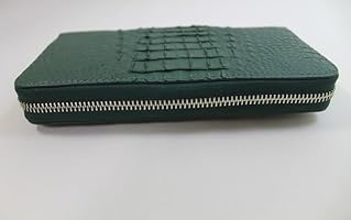 Amazon | [高級呉服店] 【最上級品】 グリーン クロコダイル 財布 長