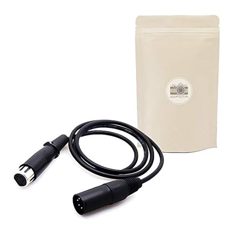 Cable de alimentación XLR 4 PIN 12/24/48V 1m Cover