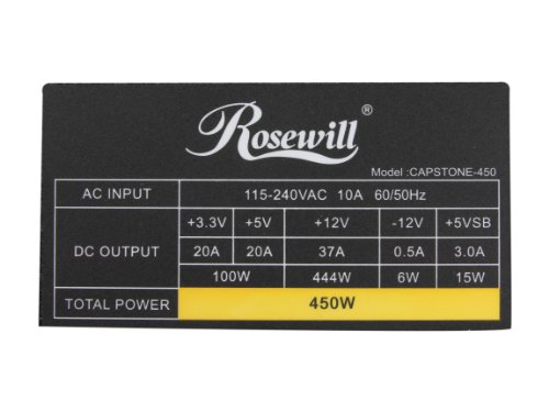 Build My PC, PC Builder, Rosewill CAPSTONE-450