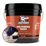 Liquid Rubber Multi-Purpose Primer - Use on Concrete and Wood, Water-Based Non-Toxic and Fast Drying