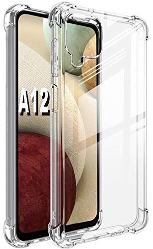 Coque Samsung A12 transparente en silicone TPU flexible pour modèle 6.5 pouces 2021