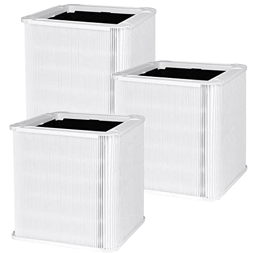 Blue Pure 211+ True HEPA Replacement Filter Compatible with Blueair Blue Pure 211+ and Max Air Purifier, 3 Pack