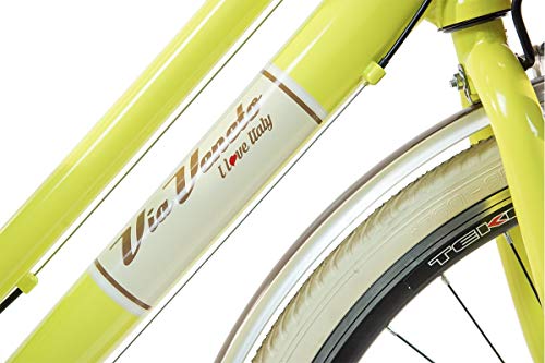 Canellini Via Veneto Citybike CTB Damenfahrrad mit Aluminiumrahmen