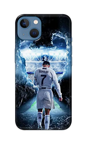 Image of Printed Hard Back Cover Case for Apple iPhone 13 Back Cover (Footbal Legend) -702