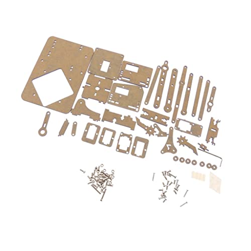 misppro DIY Acrylic Robot Arm Robotic Claw Kit Assembled Learning Kit