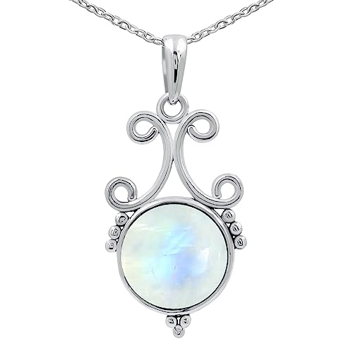 Natural Moonstone Pendant Necklace...