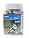 IDEAL Electrical 92-656 RTQ XR RG-6 F Compression Connectors, Male F Connectors for Cable and Satellite Applications, 100 Connectors, Jar