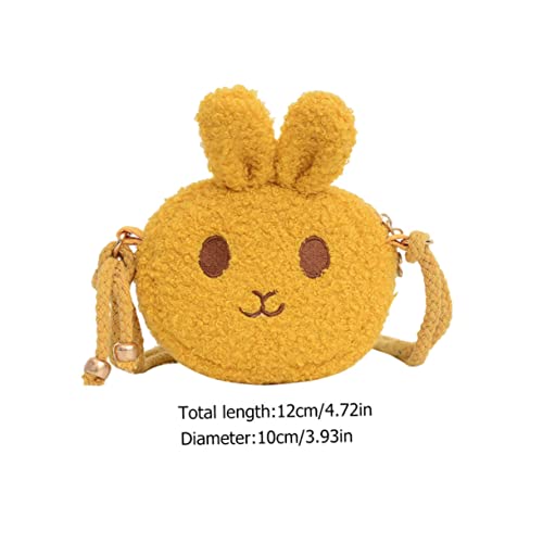 BESPORTBLE Cartoon Cute Rabbit Coin Purse for Boy Girl Durable Single Shoulder Bag with Capacity for Girls Storage for Little Belongings2