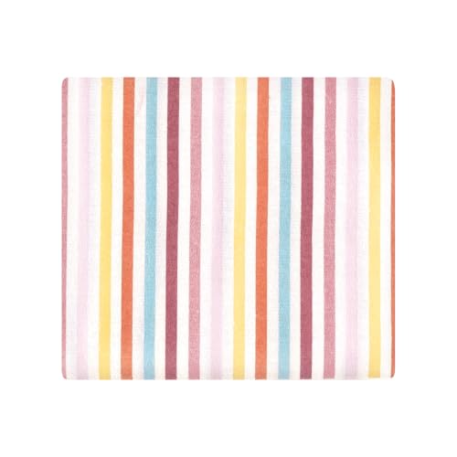 Image of Hudson Baby Unisex Baby Cotton Poly Flannel Receiving Blankets Bundle, Sunshine and Rainbows, One Size