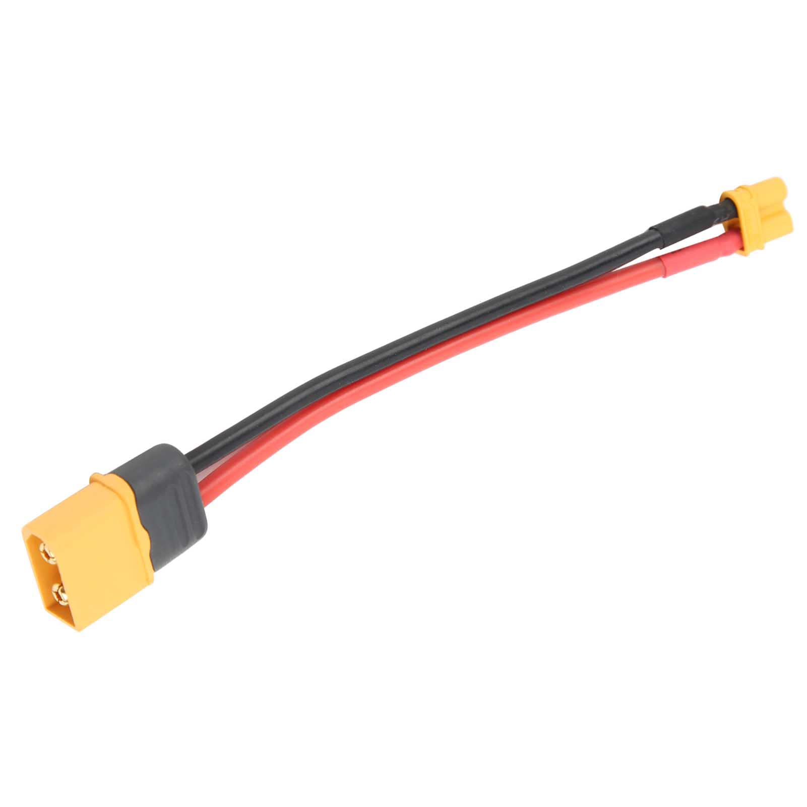 Adaptateur XT30 Mâle Vers XT60 Femelle – Lot De 5 Avec Câble Silicone 16AWG (10 Cm Adaptateur XT30 Mâle Vers XT60 Femelle – Lot De 5 Avec Câble Silicone 16AWG (10 Cm
