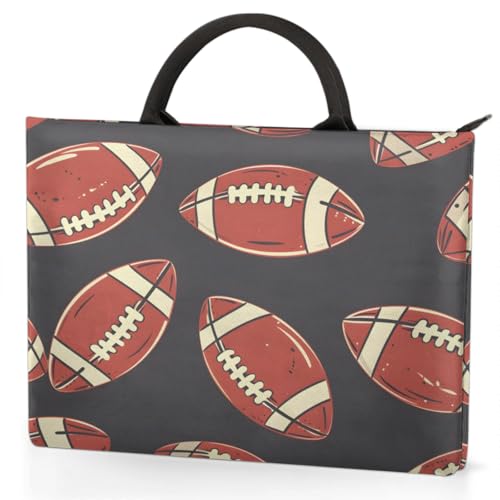 Rugby Players Laptop Sleeve with Handle Waterproof Computer Carrying Case3