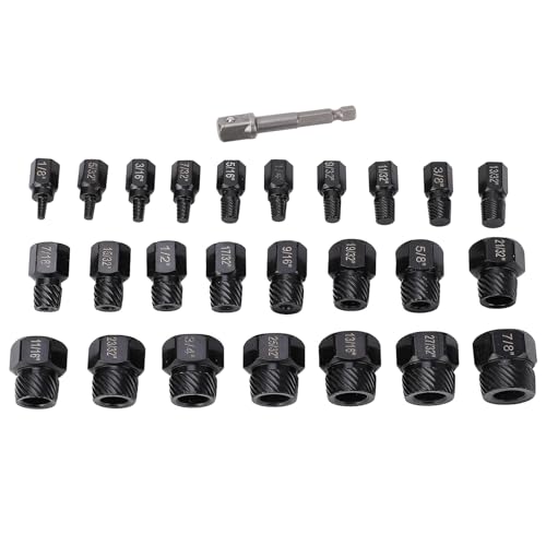 Vis de robinet cassée dans la cuisine ? Coffret 26 pièces extracteur de vis de plomberie - 5