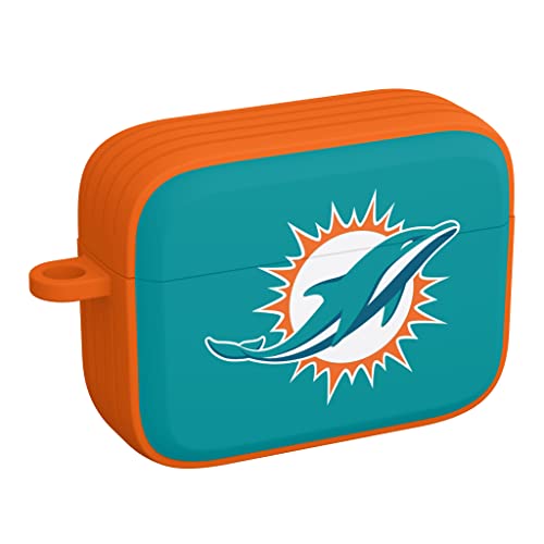 GAME TIME Miami Dolphins HDX Custom Name Case Cover Compatible with Apple AirPods Pro - Thumbnail 5