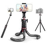 Rollei Mini Stativ Flexibel für Handy und Kamera mit Fernbedienung