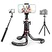 Produktbild Rollei Easy Creator MonkeyPod Flexibles Mini Stativ & Selfie Stick mit Wireless Fernbedienung, Gorillapod Handyhalterung 360° Kugelkopf für Smartphone und Kamera, Flexible-Mini-Stativ-Handy-Smartphone