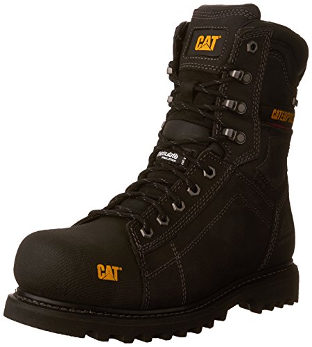 CAT - Caterpillar Footwear Men's Control 8" Wp Tx CT CSA Safety Boot, Black, 11 W US