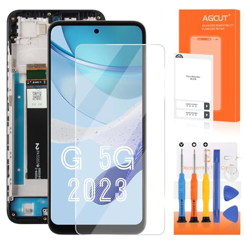 Image of for Moto G 5G 2023 Screen Replacement for Moto G 5G 2023 LCD Display XT2313 XT2313-6 LCD Digitizer Touch Screen Assembly Repair Part with Frame