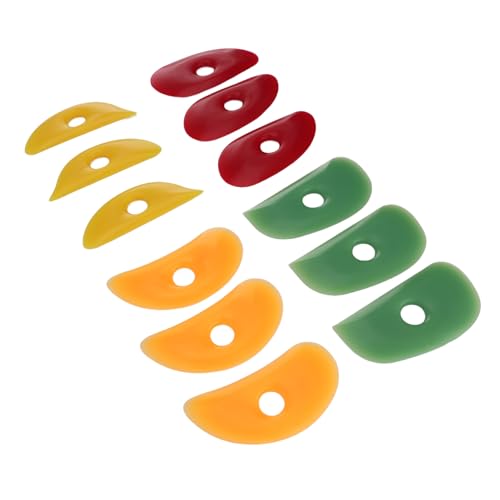 Mudtool, Pottery Tools 12Pcs Pottery Rubber Clay Ceramic Ribs Clay
