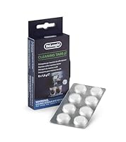 De'Longhi Coffee Machine Cleaning Tabs DLSC552, Espresso Coffee Machine Cleaner, For Use with La Specialista Maestro and Prestigio Models, Pack of 8 Tabs
