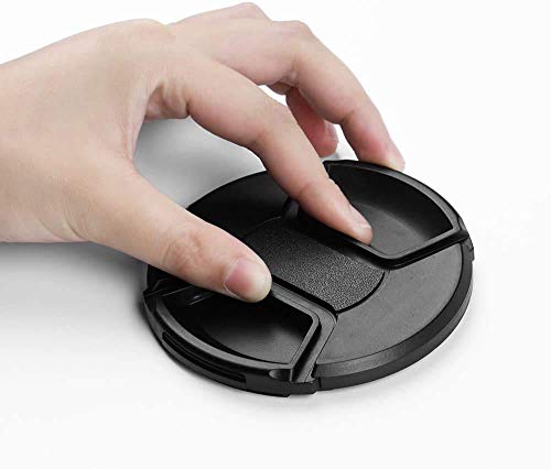 Image of Axcess 55 MM Snap-On Front Lens Cap /Cover for Canon, Nikon, Sony, Pentax All DSLR Lenses