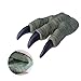 ZOKOMNART Dinosaur Claws Toys 2PCS Jurassic World Roft Rubber Realistic Velociraptor Claws for Adult Kids Cosplay