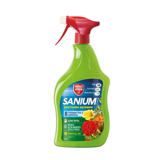 Protect Garden Sanium AL PFnPO, Insetticida Sistemico Pronto Uso. Elimina Afidi, Cocciniglia, Mosca Bianca. Rapida Azione Abbattente. Fino a 8 Settimane di Protezione 500ml
