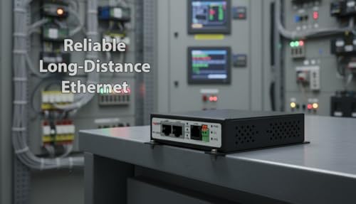 Image of GigaPort VDSL2 Ethernet Extender Kit (2 Units Included) - Extend LAN up to 3km / 1.8 mi Over 2-Wire Copper | Ethernet Over Phone Line or Cat5 /6 (NV-202GEKIT)