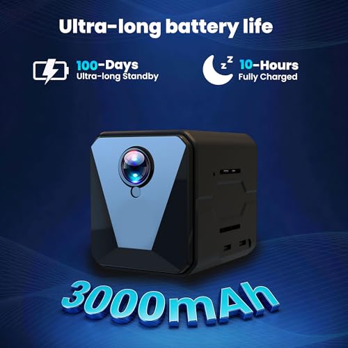 Image of Funstorm 2K No WiFi Cellular Security Camera with SIM Card, Wireless Outdoor Camera, Live View, Motion Detection Alerts, Night Vision, Mini Camera for Car, Truck, RV, Jobsite & Vacant House