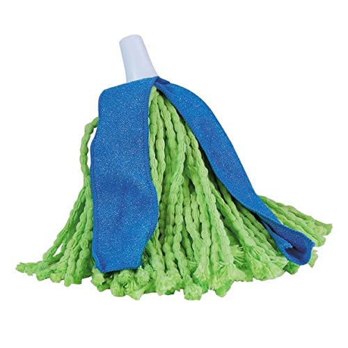 Xenos Microfiber Cone MOP and Cone Broom Used for Cleaning Dusty and Wet Floor Surfaces and Tiles.