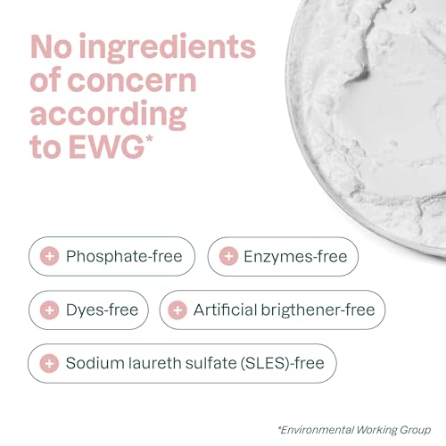 Image of ATTITUDE Baby Laundry Detergent, EWG Verified, Plant and Mineral-Based Formula, HE Compatible, Vegan Household Products, Unscented, 80 Loads, 67.6 Fl Oz (Pack of 6)