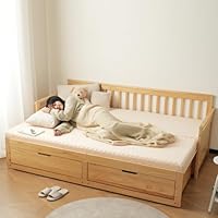 超人気！伸長式ソファベッド引き出し付き 収納付き 天然木 WHITE 20％OFF！伸長式ソファベッド引き出し付き 収納付き 天然木