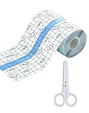 Wasserdicht Transparent Bandage,Duschpflaster Wasserfest,Stretch Wundkompressen Tattoo Verband,Groß Folienverband Transparentes Pflaster Rolle Antiallergisch zum Sport Duschen(10 cm x 10 m)