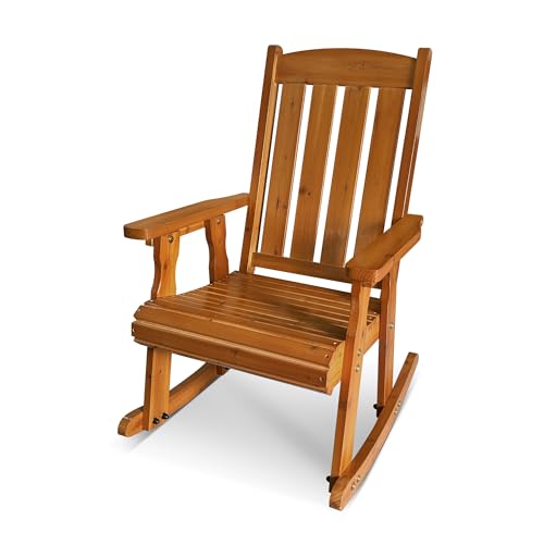 Solid Wood Patio Rocking Chair