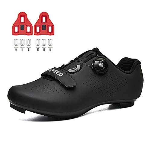 Cycling Shoes for Mens Womens Indoor Peloton Road Bike Shoes Included Cleats Clip Compatable Look Delta and SPD Lock Pedal-image-27