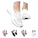 Imagen de Zapatillas Deporte Mujer Blancas Transpirables Casual Zapatos Deportivos Sin Cordones Comodas Pretty Moda Sneakers Slip on Entretiempo Ligeros Mocasines Malla Barefoot Clasico para Fitness Running