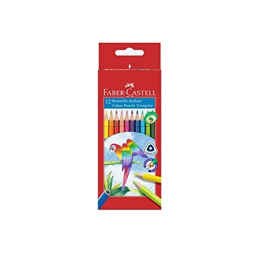 ?Faber Castell Lápiz de color Trilado - Estuche de cartón de 12 unidades.