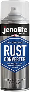 JENOLITE Rust Converter Aerosol | 400ml | Convert Rust to Ready to Paint Surface - Simply Spray on Rusted Surfaces